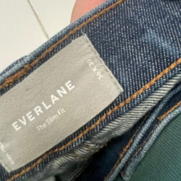 Everlane 36X30 Mens Slim Fit Jeans Straight Classic Casual - Picture 4 of 4